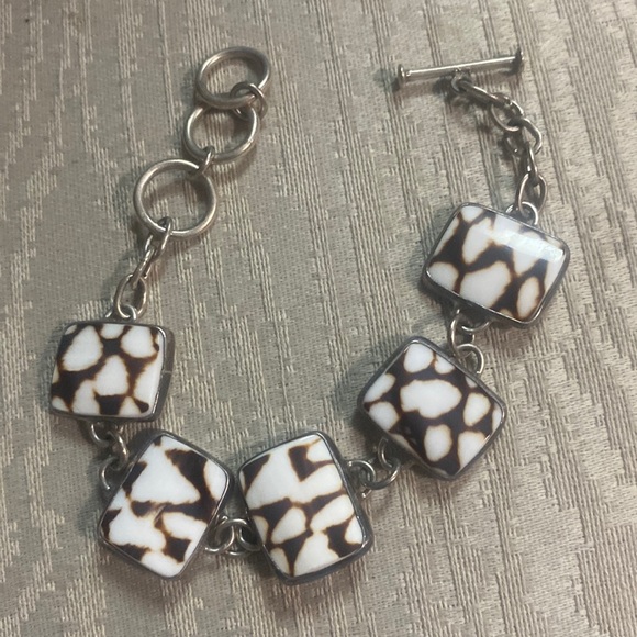 Coach NY Lime🤎suede🥾7.5+🍤 Ramen🍜🧦+HUGE 925🐄8.5”Panel bracelet - Picture 7 of 17